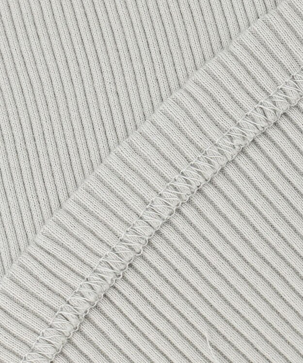 ICB オーガニックリブタンク キャミソール型 ライトグレー系