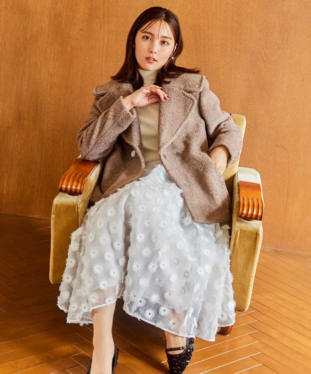 TOCCA PUFFY FLUFFY コート ベージュ系