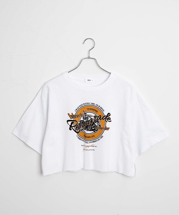 WEGO 【新色追加/手洗い可】グラフィックショートT 柄1