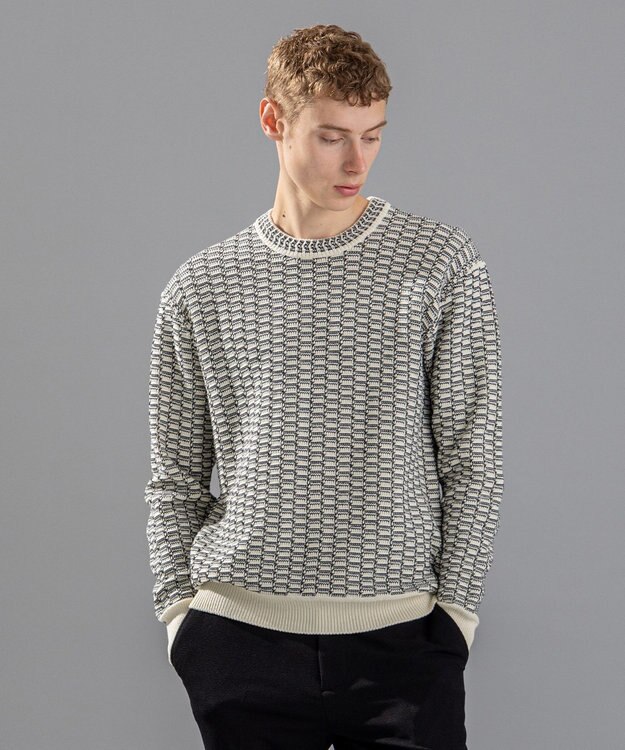 JOSEPH HOMME ツイーリーコットン　ミドルゲージニット　