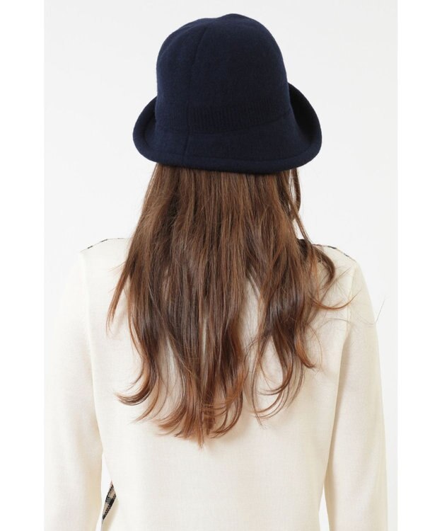 DAKS ウールブルトンハット ネイビー