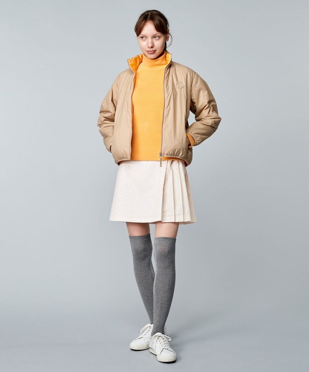 23区GOLF 【WOMEN】【撥水】中綿ライトブルゾン ベージュ系