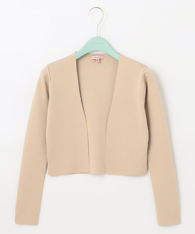 TOCCA 【接触冷感＆UVカット】【洗える】SQUARE BOLERO ボレロ ミルクティー系