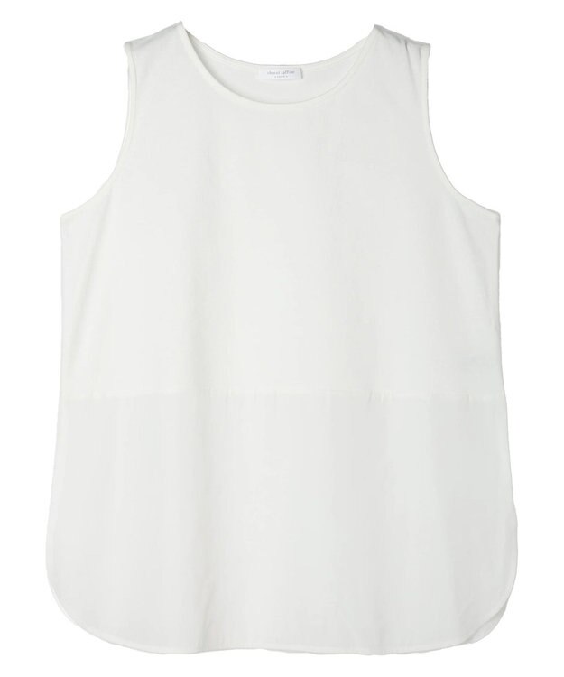 Green Parks ノースリーブドッキングホワイトインナー White