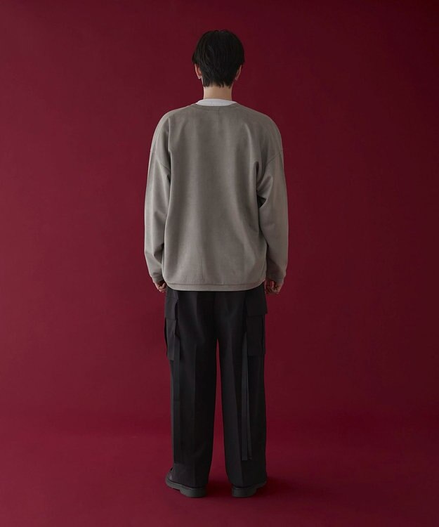 WEGO 【2点SET】フェイクスウェードアンサンブルカーディガン ベージュ