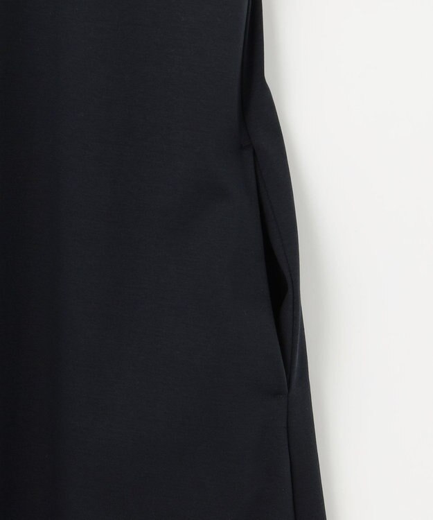 J.PRESS LADIES L コットンスムース ワンピース ネイビー系