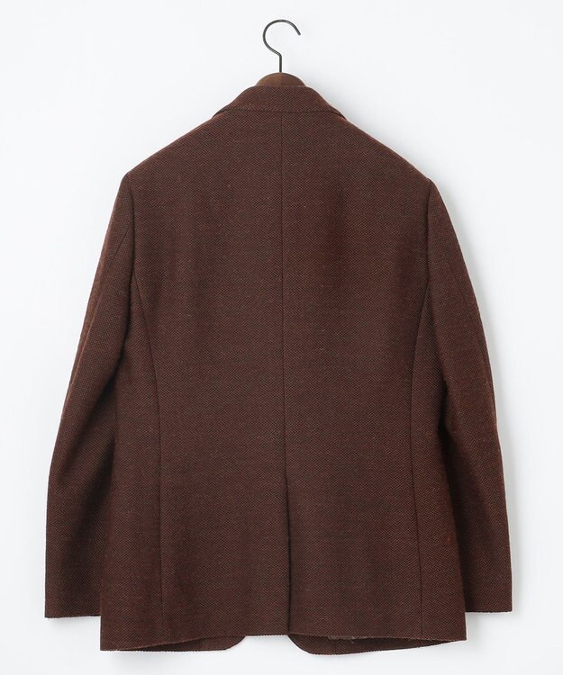 JOSEPH ABBOUD 【軽量/ストレッチ/JAPANファブリック】 ミックス カラーツィード ジャケット ブラウン系
