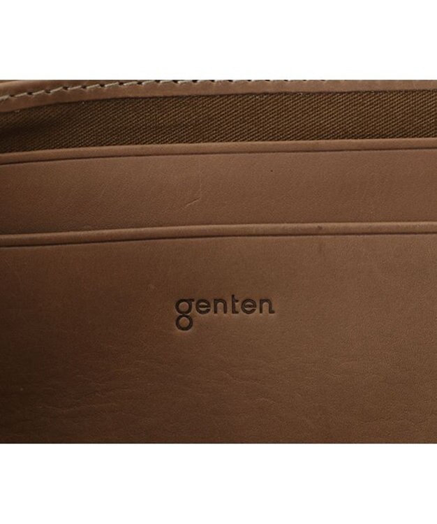 genten フレスコ　Ｌファスナー長財布 グリーン