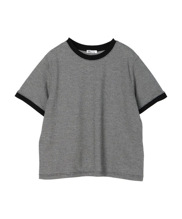 CRAFT STANDARD BOUTIQUE レトロ柄カットプルオーバー Black