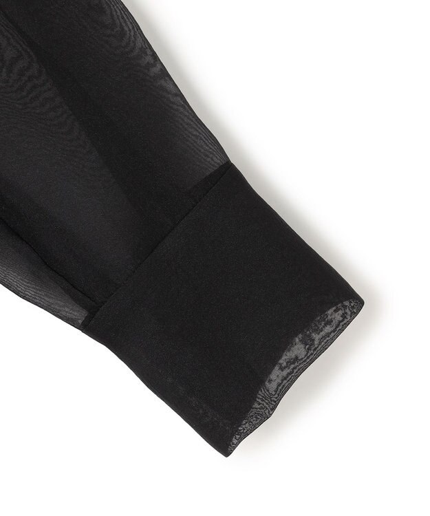 ICB 【先行予約】 ドライシアーオーガンジー シャツ ブラック