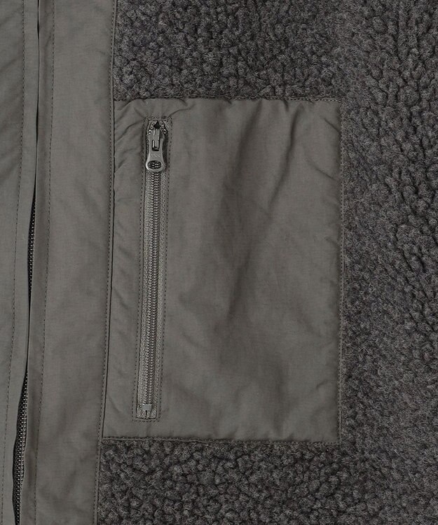 J.PRESS YORK STREET 【UNISEX】リバーシブル ボアベスト グレー系