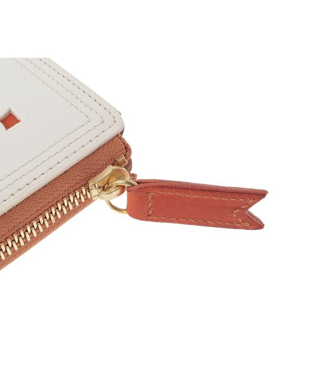 genten 【WEB限定復刻】コメットカットワーク ミニ財布 シロ