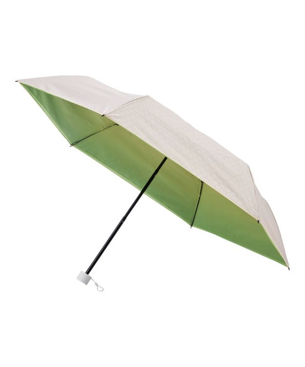 MOONBAT ハニカム断熱パラソル グラデーション 折りたたみ傘 晴雨兼用 日傘 一級遮光 UV ライトイエロー