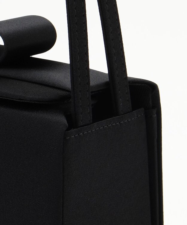 組曲 NOIR インナーマグネット リボンバッグ ブラック系