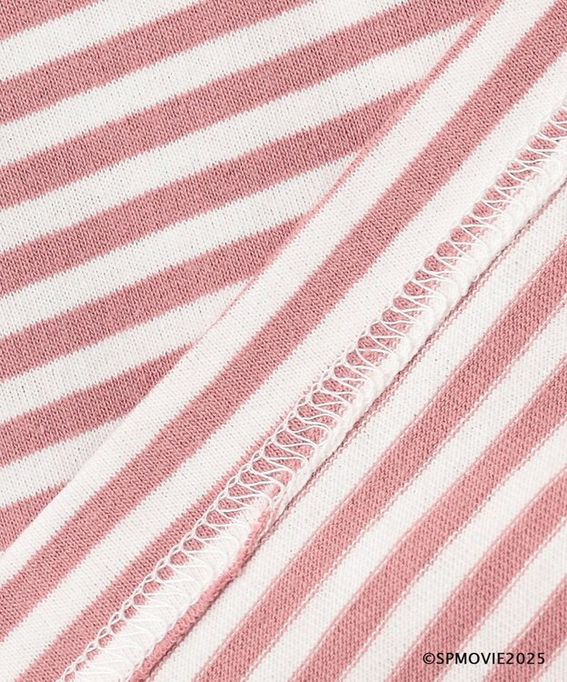 組曲 KIDS 【80-100㎝】シナぷしゅトロピカルボーダー Tシャツ ピンク