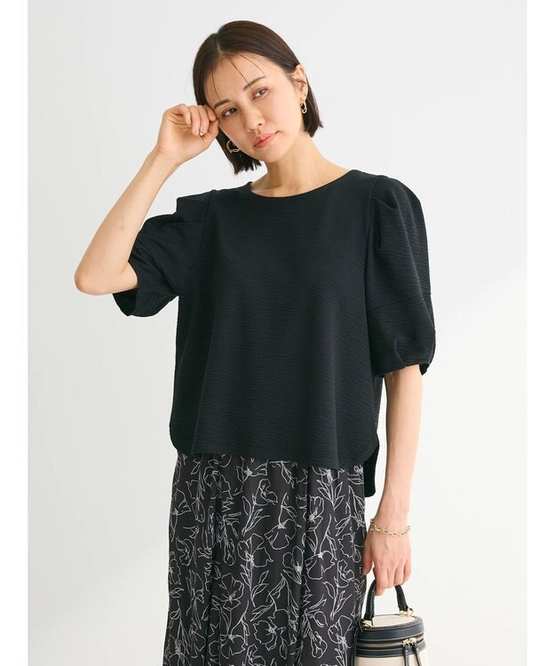 Green Parks ・ＳＵＧＡＲ　ＳＰＯＯＮ　ランタンスリーブプルオーバー Black