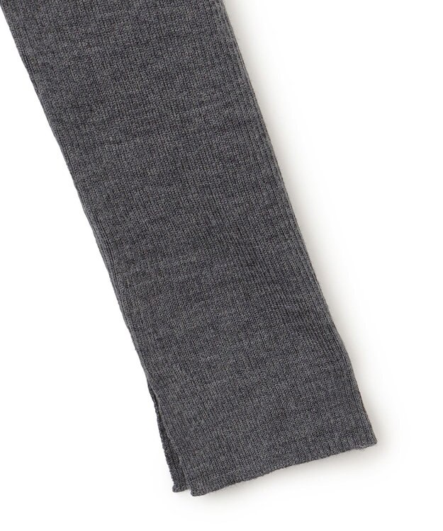 ICB 【洗える】エクストラファインメリノ  ボートネックプルオーバー ミディアムグレー系