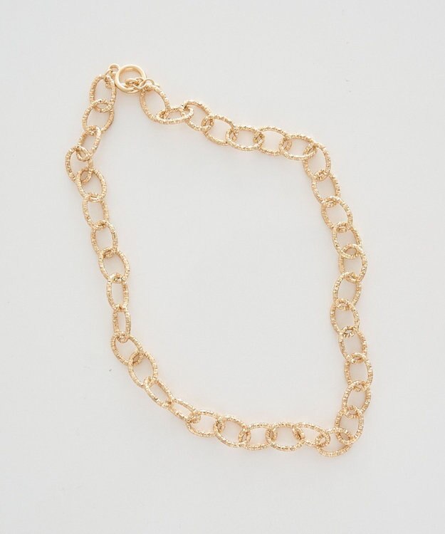 earth music&ecology ジグザグチェーンマンテルネックレス Gold