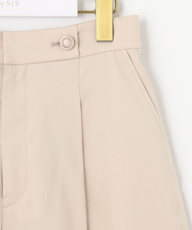 ANY SIS 【美人百花7月号掲載】エアリー ワイドクロップド パンツ ベージュ系