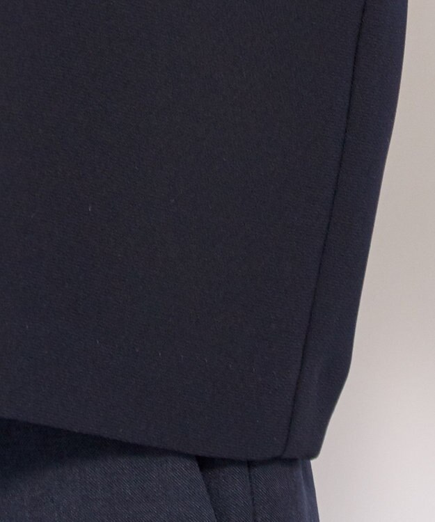 uncrave ウォッシャブルダブルクロス ブラウス ネイビー