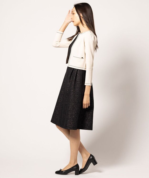 TOCCA 【洗える】ROSY FUTURE ニットジャケット オフ