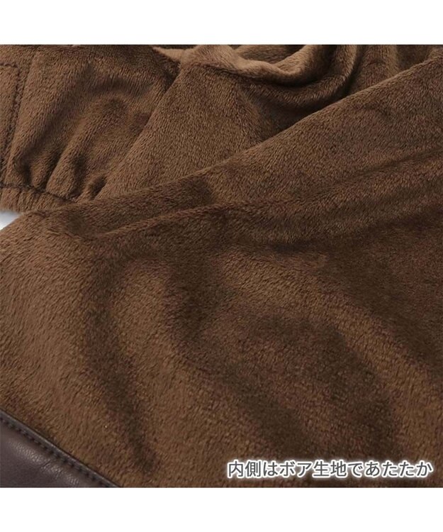 PET PARADISE J.PRESS フェイクレザー ジャケット 小型犬 茶系