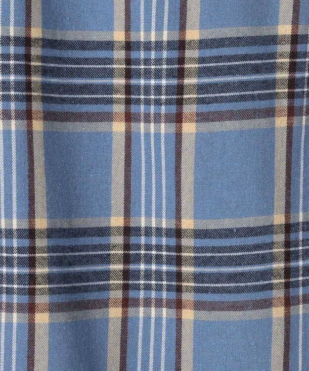 J.PRESS YORK STREET 【WOMEN】チェック ロングスカート ブルー系3