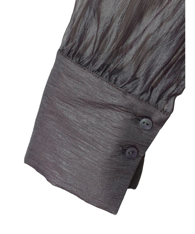 Green Parks ・ＥＬＥＮＣＡＲＥ　ＤＵＥ　２ｗａｙシアーブラウス Charcoal Gray