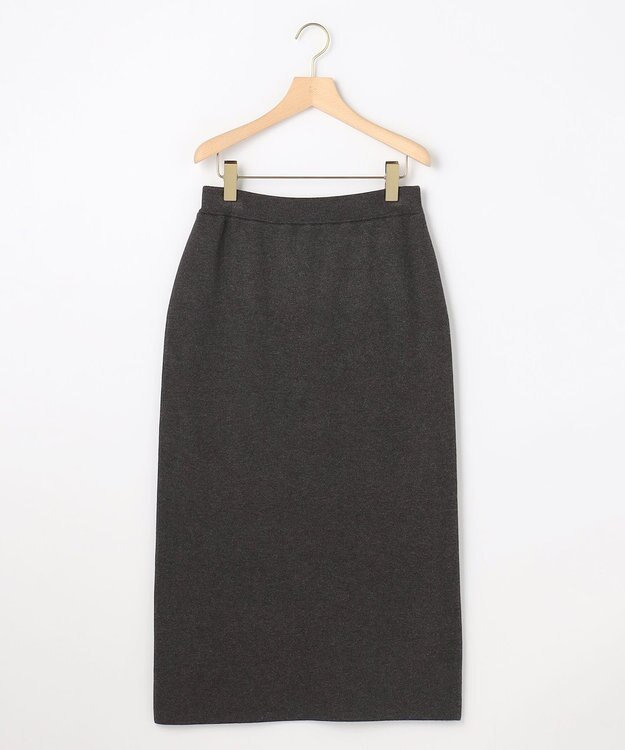 組曲 S 【加藤ローサさん着用】スムースストレッチニットアップ グレー系