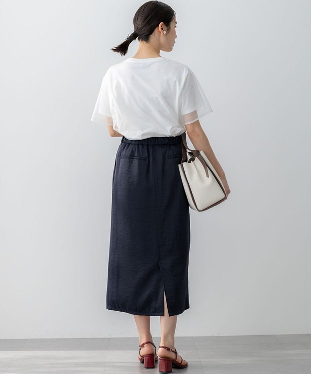 組曲 チュールロゴ Ｔシャツ アイボリー系