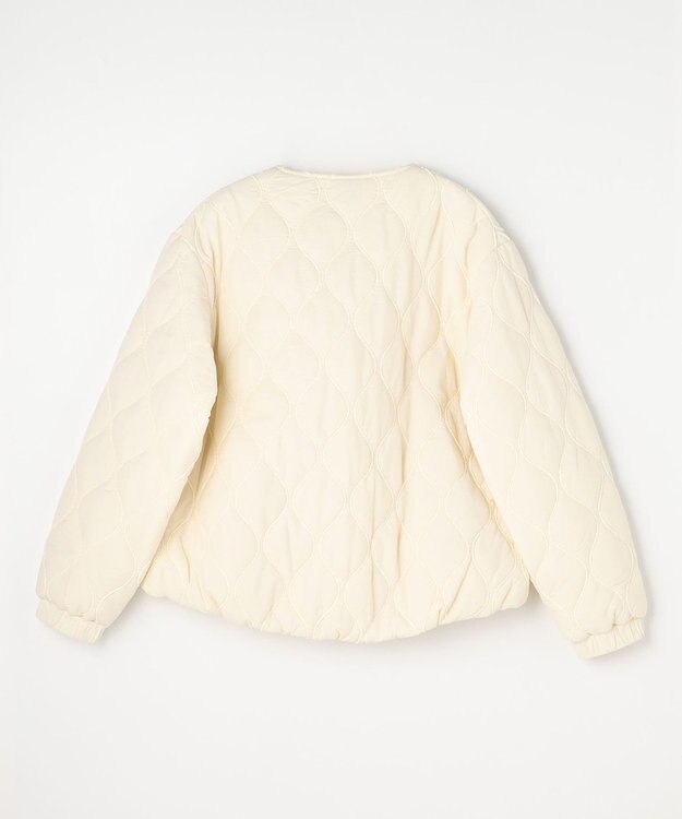 ANY L モールキルトブルゾン エクリュ