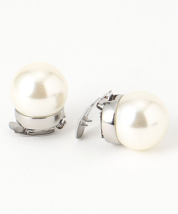 23区 パールモチーフ付 パンプス ブラック系