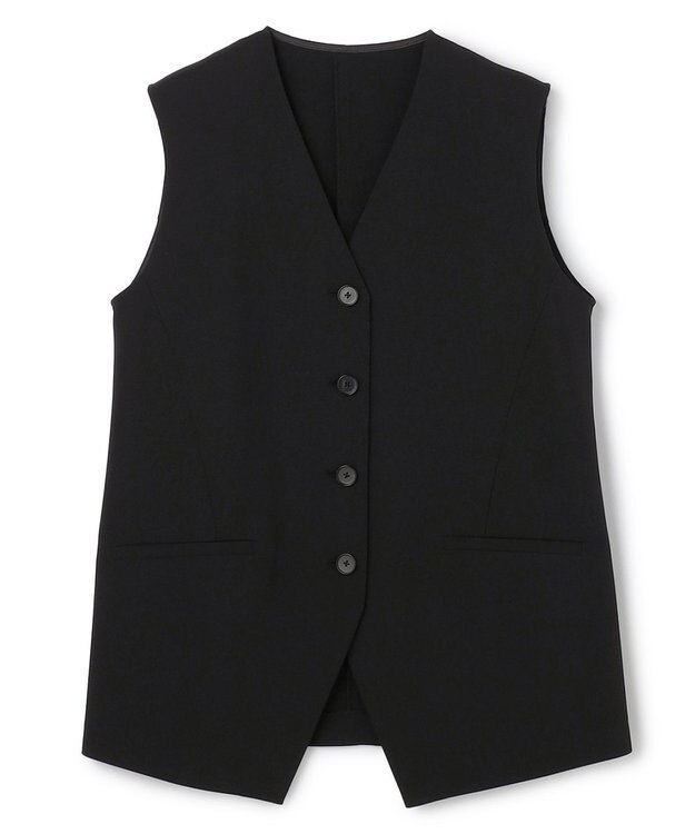 uncrave クールタッチツイル ジレ ブラック