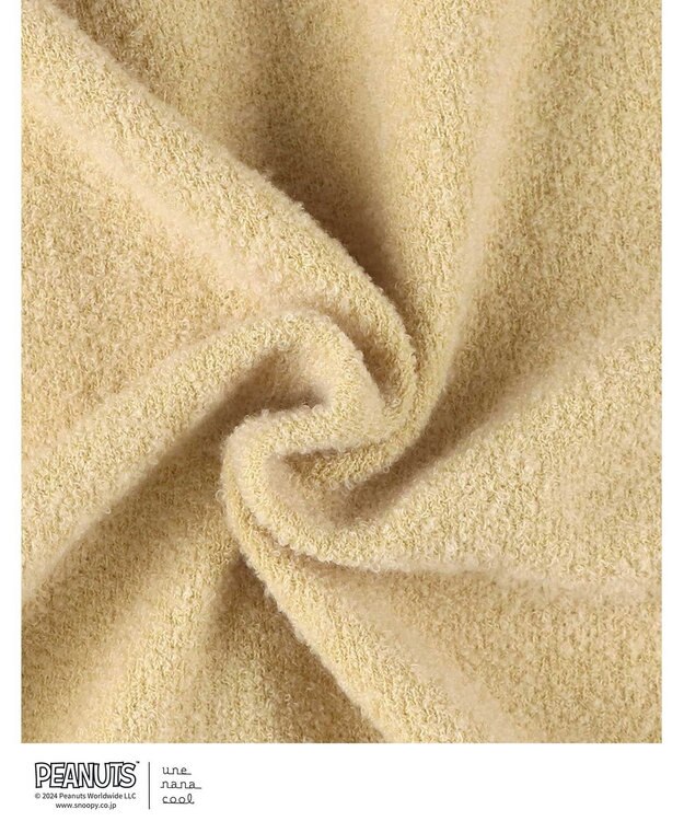 une nana cool MADE WITH PEANUTS ブークレーカーディガン YE