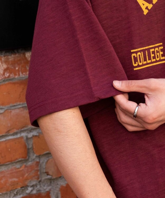 WEGO ナンバリングフットボールT（SS） ワイン