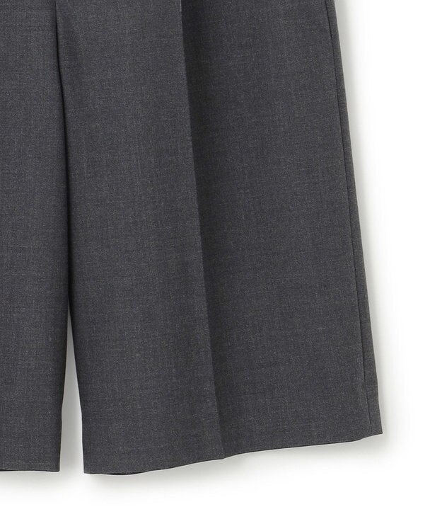 23区 【CLASSY.10月号掲載/洗える】TWマットクロス ハーフパンツ グレー系