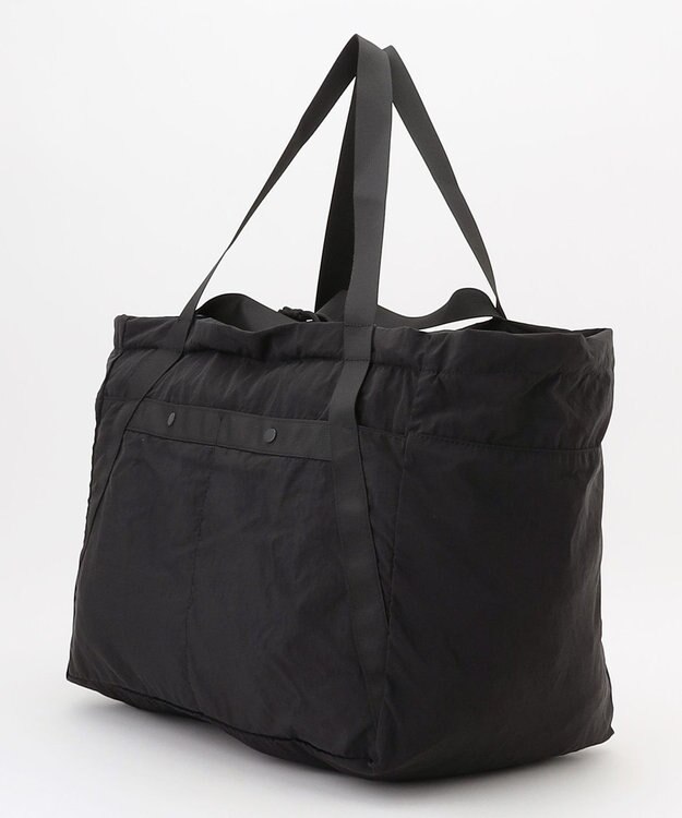 LA BAGAGERIE 【MONICA】ダブルハンドル　パッカブルビッグバッグ ブラック