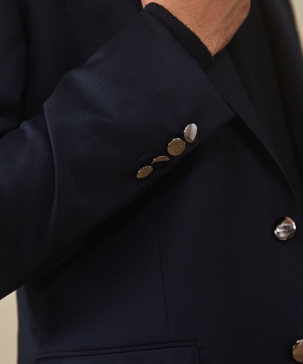 GOTAIRIKU 【御幸毛織/オリジナル素材】Super160’S 定番 ネイビーブレザー(25年秋冬モデル) ネイビー系