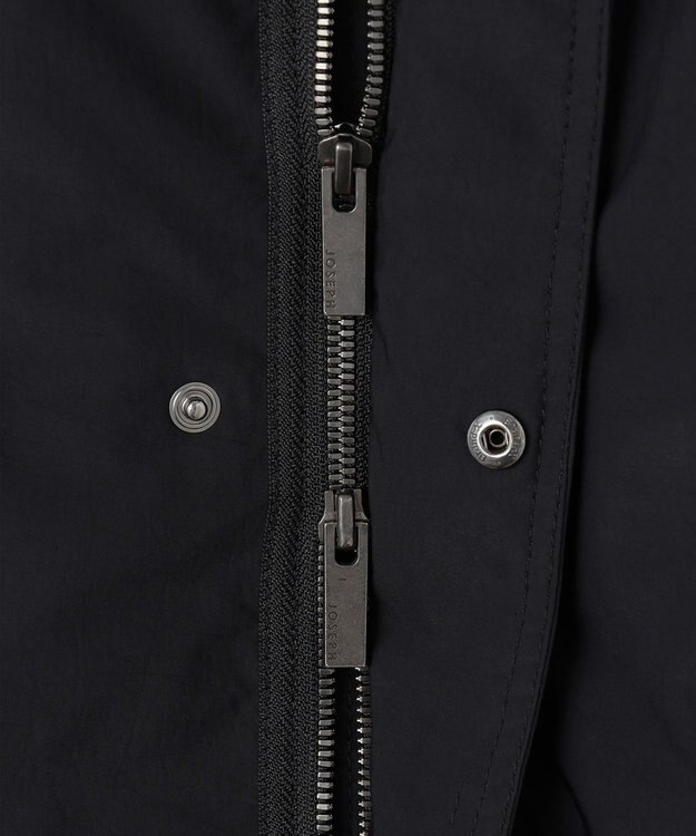 JOSEPH HOMME スプリットピーチストレッチ　コート ブラック系