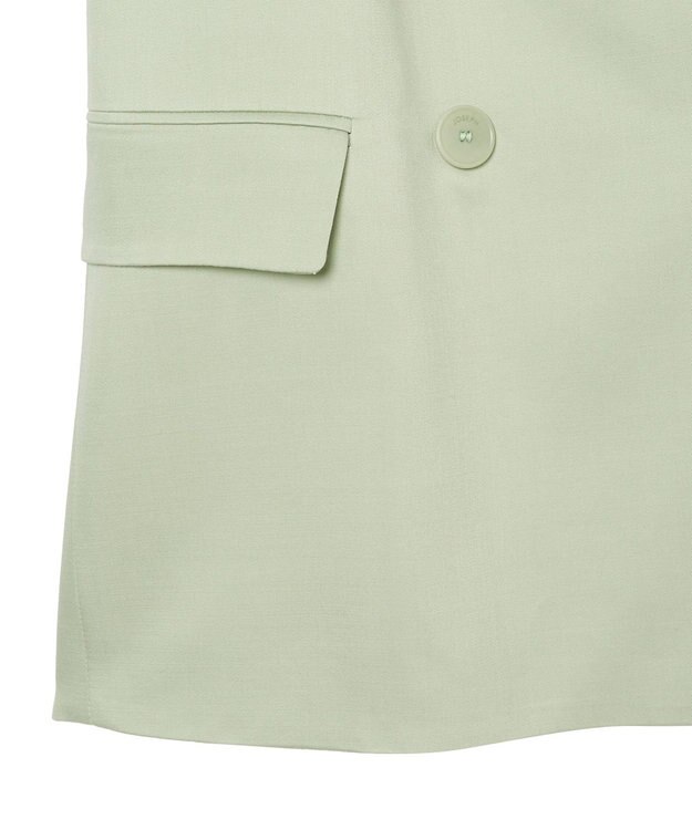 JOSEPH ソフトビスコーステーラリング　ダブルブレステッドジャケット Matcha