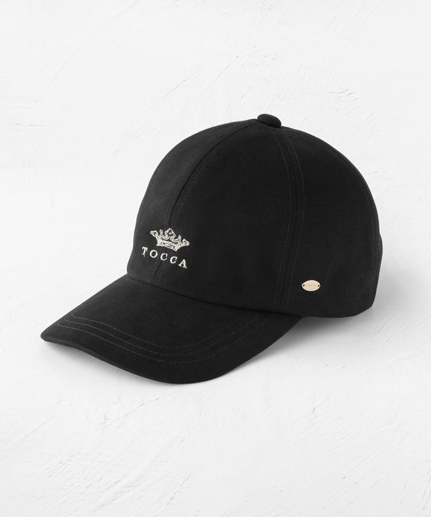 TOCCA 【サイズ調整可・深め】CROWN LOGO CAP キャップ ブラック系