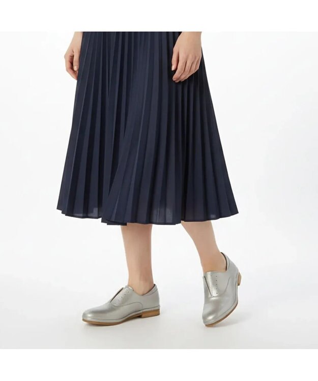 ing <ing>【WEB限定】レースレスシューズ シルバー