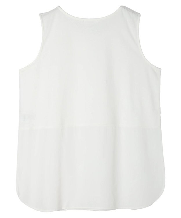 Green Parks ノースリーブドッキングホワイトインナー White