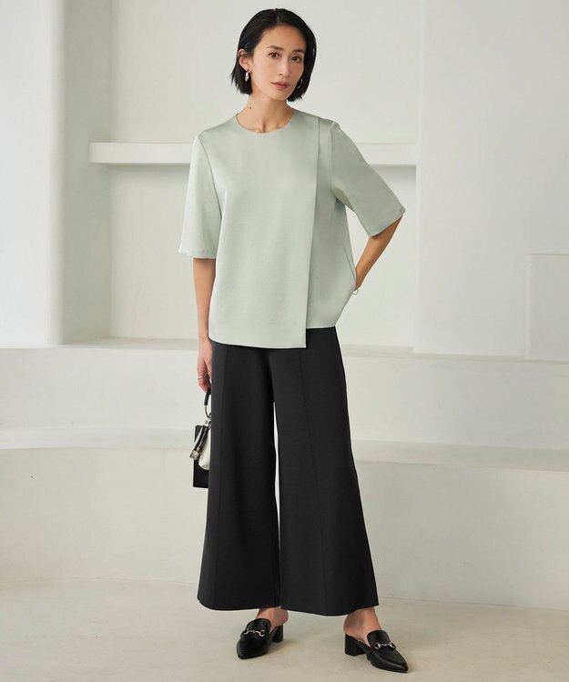 ICB ポインテッドローファーミュール ブラック系