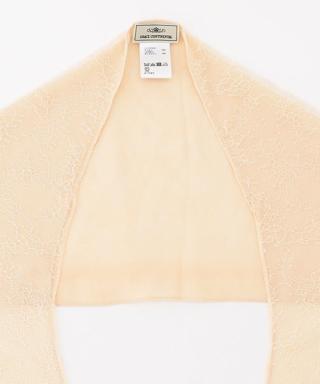 GRACE CONTINENTAL ダブルレースストール ベージュ