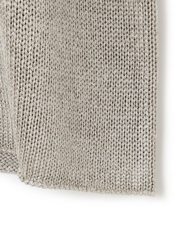 23区 S 【洗える】ブライトリリーヤーン クルーネック ニット ベージュ系