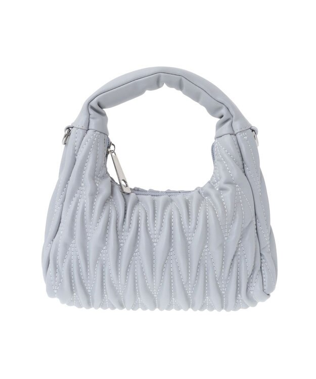 earth music&ecology ウエーブキルトショルダーバッグ Light Gray