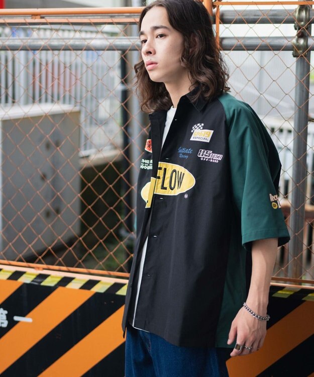 WEGO 【ユニセックス着用ITEM】レーシングシャツ（S） ダークグリーン