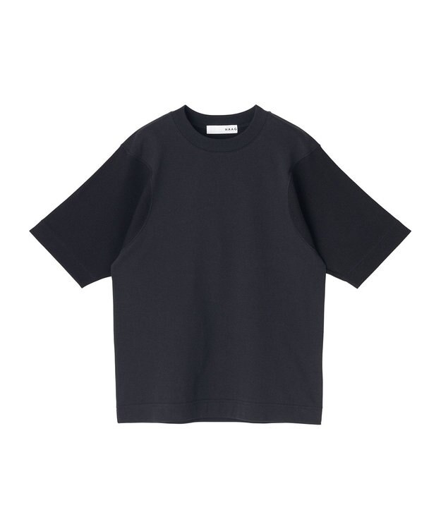 HAAG スマイルコットン SHORT SLEEVE SHIRTS Tシャツ ブラック