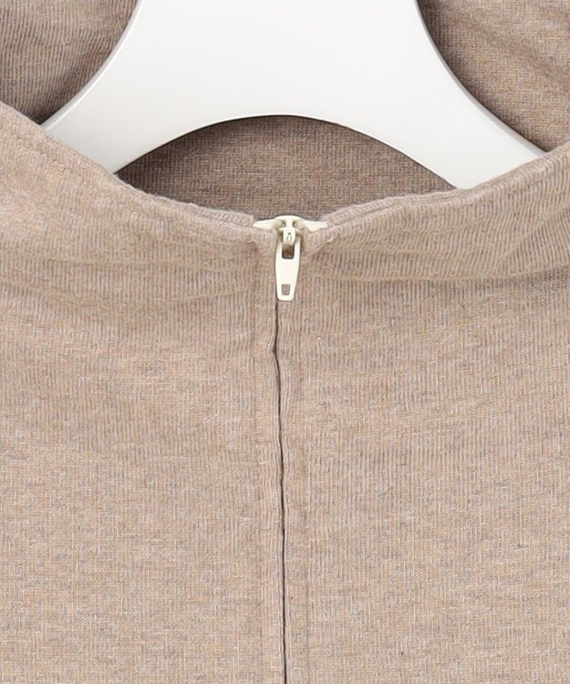 J.PRESS YORK STREET 【UNISEX】ヘビー天竺ハーフジップ スウェット アイボリー系